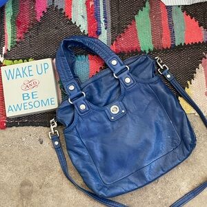 Marc by Marc Jacobs Royal Blue Buttery-Soft Leather Bag